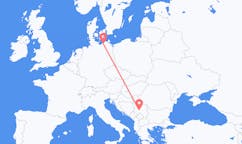 Flyg från Kraljevo till Rostock
