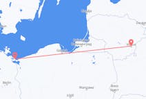 Flyrejser fra Heringsdorf, Tyskland til Vilnius, Litauen
