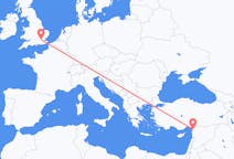 Flights from Hatay Province, Turkey to London, England