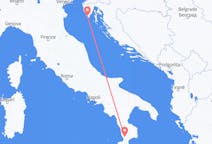 크로아티아 풀라에서 출발해 이탈리아 라메지아 테르메에게(으)로 가는 항공편