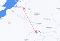 Flyreiser fra Maastricht, Nederland til Zürich, Sveits