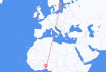 Flyrejser fra Lagos til Visby