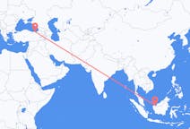 Flyg från Kuching, Malaysia till Trabzon, Malaysia