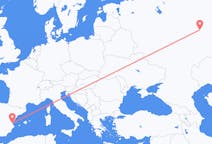 Flights from Kazan, Russia to Valencia, Spain