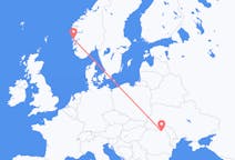 Flyrejser fra Suceava, Rumænien til Bergen, Norge