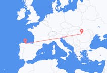 Flyreiser fra Cluj Napoca, Romania til Santiago del Monte, Spania