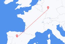 Flyg från Valladolid, Spanien till Frankfurt, Tyskland
