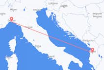 Flyg från Genua till Tirana