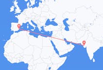 Flyreiser fra Kandla, India til Alicante, Spania