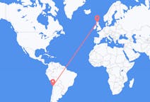 Flyrejser fra Antofagasta, Chile til Inverness, Skotland