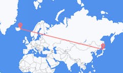 出发地 日本札幌市目的地 冰岛埃伊尔斯塔济的航班