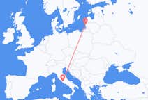 Flyreiser fra Palanga, Litauen til Roma, Italia