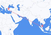 出发地 马来西亚出发地 关丹目的地 土耳其代尼茲利的航班