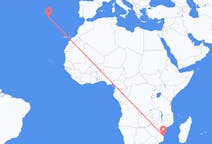 Flyrejser fra Vilankulo, Mozambique til Santa Maria, Portugal