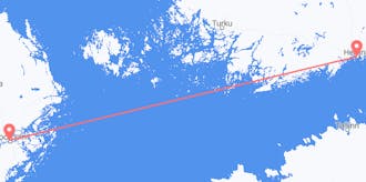 Flug frá Finnlandi til Svíþjóðar