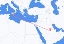 Vluchten van Riyad naar Malta