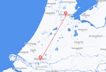 Lennot Rotterdamista Amsterdamiin