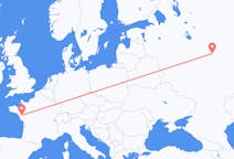 Fly fra Nizjnij Novgorod til Nantes