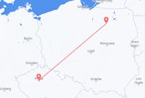 Flyreiser fra Szczytno, Polen, til Praha, Polen