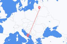 Flights from Bari to Vilnius