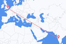Flights from Hubli to London