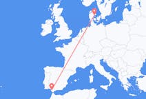 Flights from Jerez de la Frontera in Spain to Aarhus in Denmark