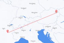 法国出发地 格勒诺布尔飞往法国目的地 维也纳的航班