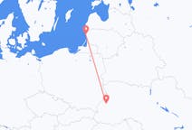Loty z Palanga, Litwa z Lwów, Ukraina