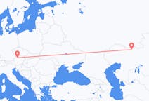 Flyreiser fra Aktobe, Kasakhstan til Linz, Østerrike