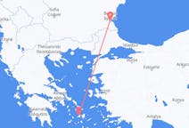 Flyg från Paros, Grekland till Burgas, Bulgarien