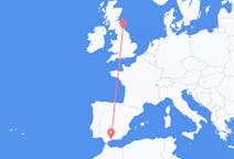 Flights from Málaga, Spain to Durham, England, the United Kingdom