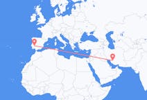 Flyreiser fra Shiraz, Iran til Badajoz, Spania
