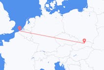 Flights from Poprad in Slovakia to Ostend in Belgium