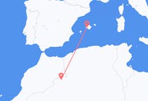 Flyreiser fra Béchar, Algerie til Palma de Mallorca, Spania