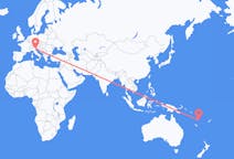 Flyreiser fra Valesdir, Vanuatu til Venezia, Italia