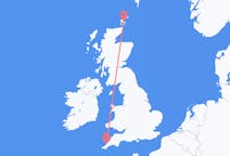 Flights from Kirkwall, the United Kingdom to Newquay, the United Kingdom