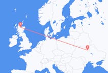 Flyreiser fra Kiev, Ukraina til Inverness, Skottland