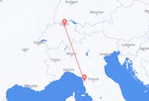 Flyreiser fra Zürich, Sveits til Pisa, Italia