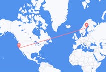 Flights from San Francisco, the United States to Umeå, Sweden