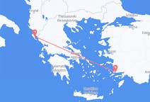 出发地 土耳其出发地 哈利卡那索斯目的地 希腊克基拉市的航班