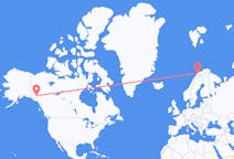 Flyrejser fra Hvide hest, Canada til Tromsø, Norge