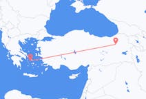 Flights from Syros, Greece to Erzurum, Turkey