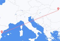 Flyreiser fra Castellón de la Plana, Spania til Suceava, Romania