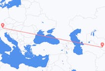 Flyreiser fra Bukhara, til Innsbruck