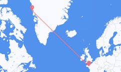 Fly fra Upernavik til Rennes