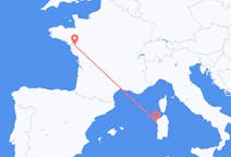 Flyrejser fra Alghero, Italien til Nantes, Frankrig