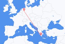 出发地 希腊出发地 卡拉马塔目的地 德国明斯特的航班