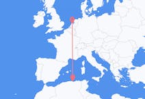Flyg från Béjaïa, Algeriet till Amsterdam, Nederländerna