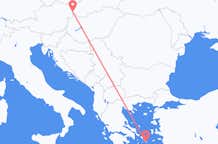 Flights from Mykonos to Bratislava
