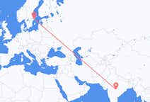 Flyg från Nagpur, Indien till Stockholm, Sverige